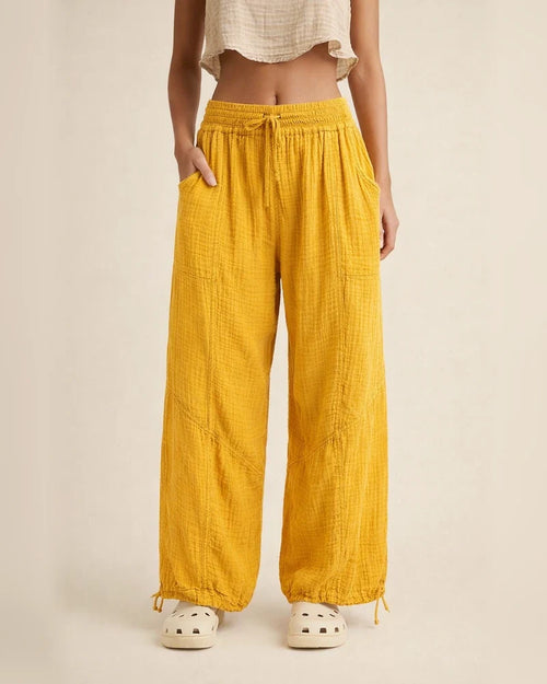 Women's Casual Fashion Temperament Commuter Solid Color Tie Pockets Loose Wide Leg Pants Pants High Waist Casual Pants | JRSEE:ff839859-559d-41f9-8133-5994f3d264be