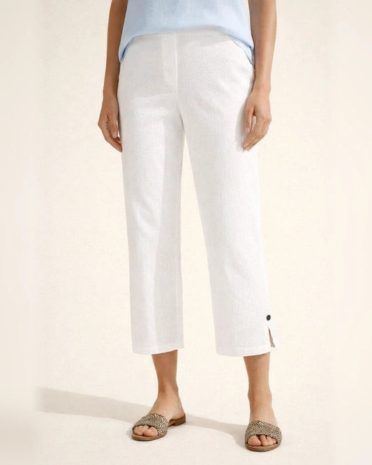 Women's Chinos Capri shorts Cotton And Linen Black White Red Fashion Casual Daily Side Pockets Split Calf-Length Comfort Plain S M L XL XXL | JRSEE:14621a29-3476-4506-911d-2b15be4dac78