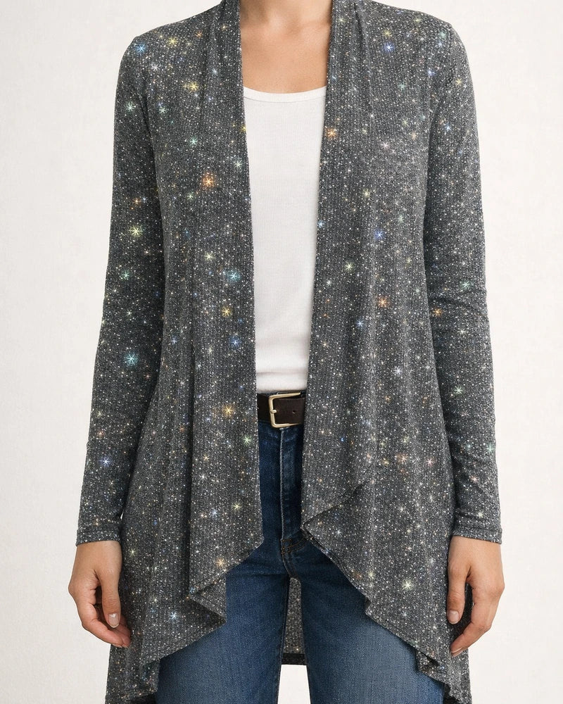 Women's Christmas Heavy-Duty Sequined Solid Color Fashion Casual Asymmetric Jacket | JRSEE:e6862719-8722-48c4-b2e7-0ef9b1c665aa