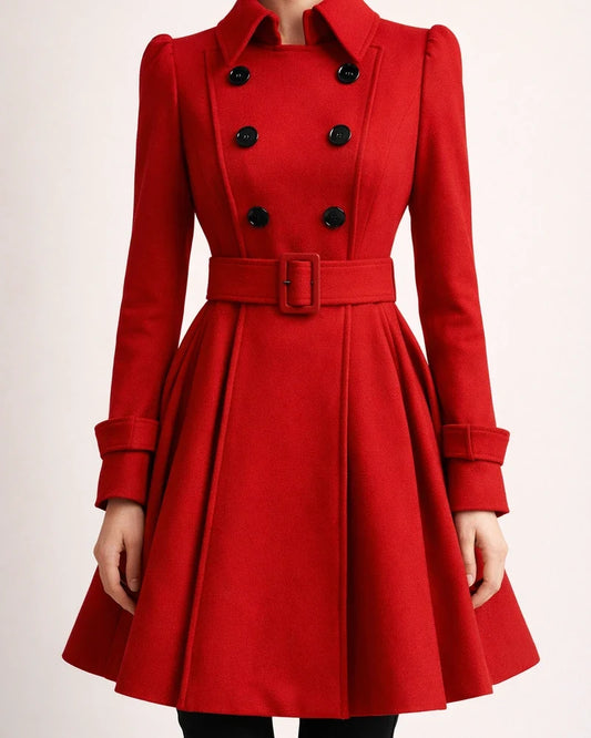 Women's Coat Daily WorkWear Winter Fall Long Coat Regular Fit Elegant & Luxurious Jacket Long Sleeve With Belt Black Gray | JRSEE:930f6d2f-4af7-46f2-a842-6ecd39d3da3e