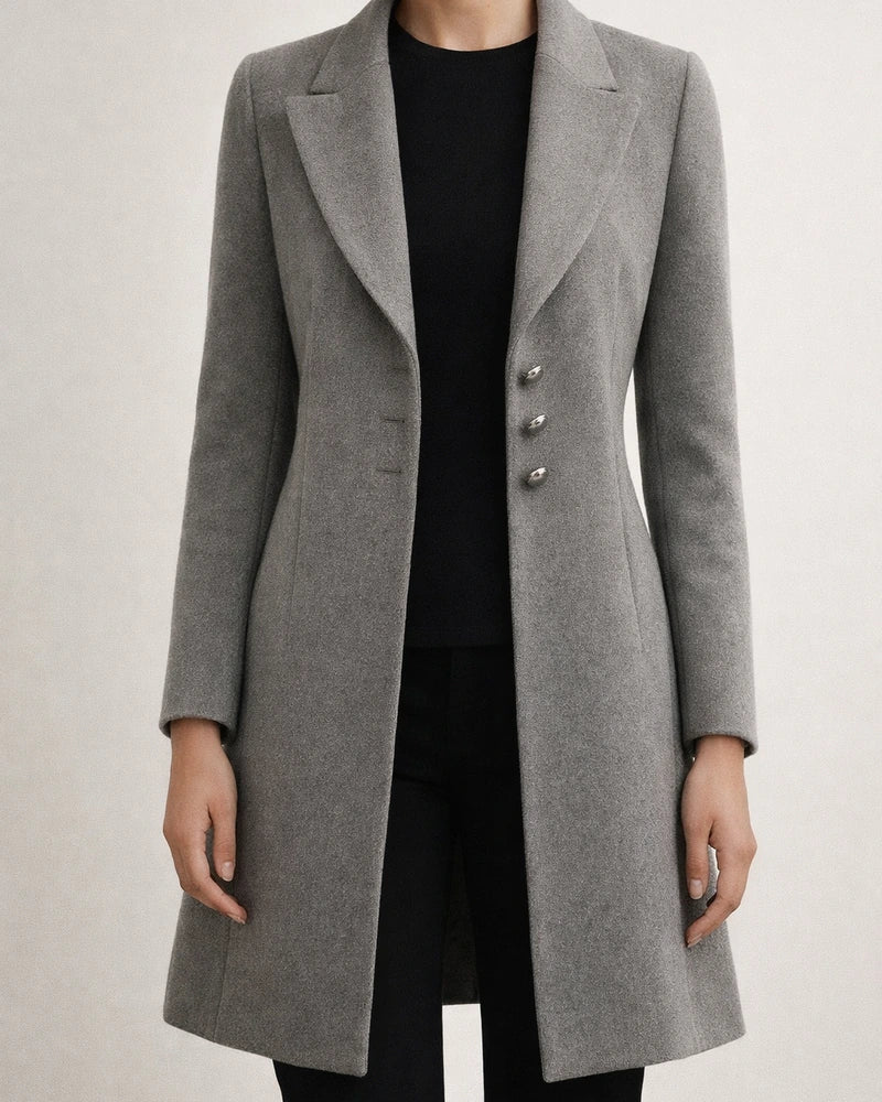 Women's Coat Formal Office Daily Fall Winter Long Coat Windproof Warm Basic Simple Elegant & Luxurious Jacket Long Sleeve Solid Color Oversize Yellow Black | JRSEE:eb49aa21-4f96-40b1-bb7e-58b02698f3c3