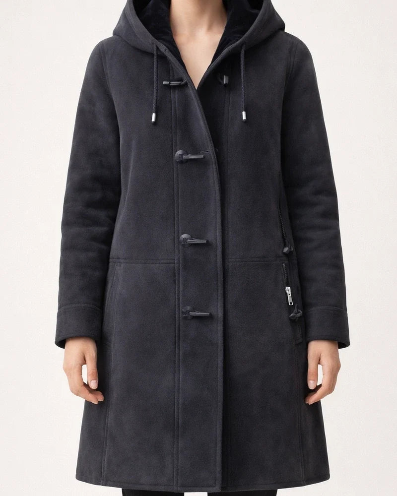 Women's Coat Hoodie Jacket School Office Work Winter Fall Regular Coat Regular Fit Warm Basic Casual Preppy Style Jacket Long Sleeve Solid Color Pure Color with Pockets Slim Fit Green Black Purple | JRSEE:8fe9ed14-4d01-42c3-9c28-ba5d2762a1d2