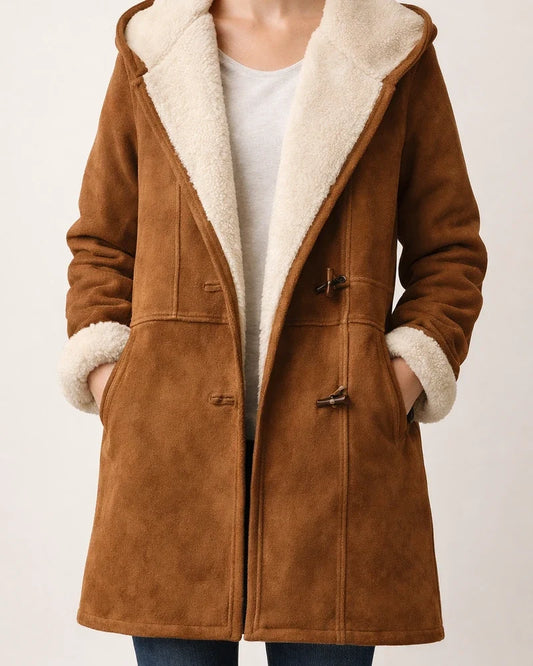 Women's Coat Hoodie Jacket School Office Work Winter Fall Regular Coat Regular Fit Warm Basic Casual Preppy Style Jacket Long Sleeve Solid Color Pure Color with Pockets Slim Fit Green Black Purple | JRSEE:1b3a57c9-fb2d-49c4-8fc0-3a95ed1f2953