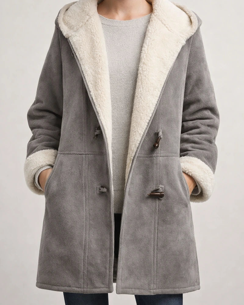 Women's Coat Hoodie Jacket School Office Work Winter Fall Regular Coat Regular Fit Warm Basic Casual Preppy Style Jacket Long Sleeve Solid Color Pure Color with Pockets Slim Fit Green Black Purple | JRSEE:eb8b0d2a-3108-4906-8bfb-fa49ab114a8d