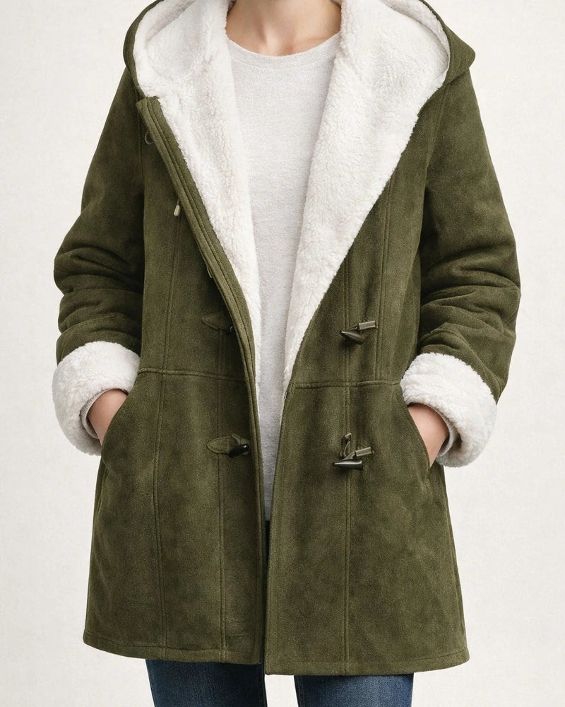 Women's Coat Hoodie Jacket School Office Work Winter Fall Regular Coat Regular Fit Warm Basic Casual Preppy Style Jacket Long Sleeve Solid Color Pure Color with Pockets Slim Fit Green Black Purple | JRSEE:0d4fb45c-325e-49ae-9737-a73d078f0a8d
