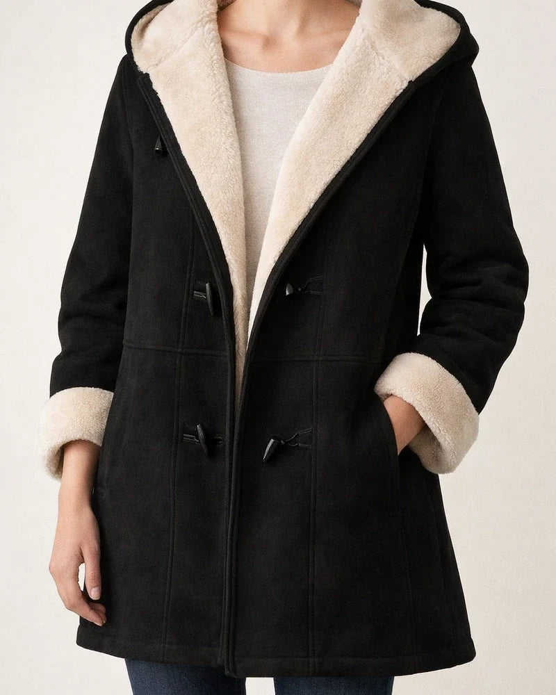 Women's Coat Hoodie Jacket School Office Work Winter Fall Regular Coat Regular Fit Warm Basic Casual Preppy Style Jacket Long Sleeve Solid Color Pure Color with Pockets Slim Fit Green Black Purple | JRSEE:282cf3ba-fd3f-4eba-b012-375104b2d647