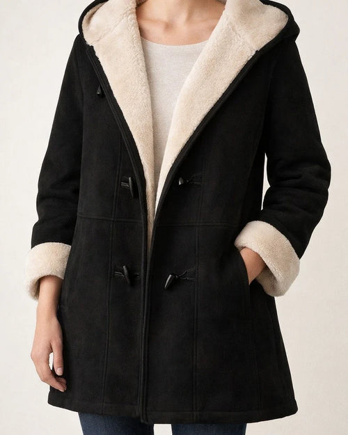 Women's Coat Hoodie Jacket School Office Work Winter Fall Regular Coat Regular Fit Warm Basic Casual Preppy Style Jacket Long Sleeve Solid Color Pure Color with Pockets Slim Fit Green Black Purple | JRSEE:282cf3ba-fd3f-4eba-b012-375104b2d647