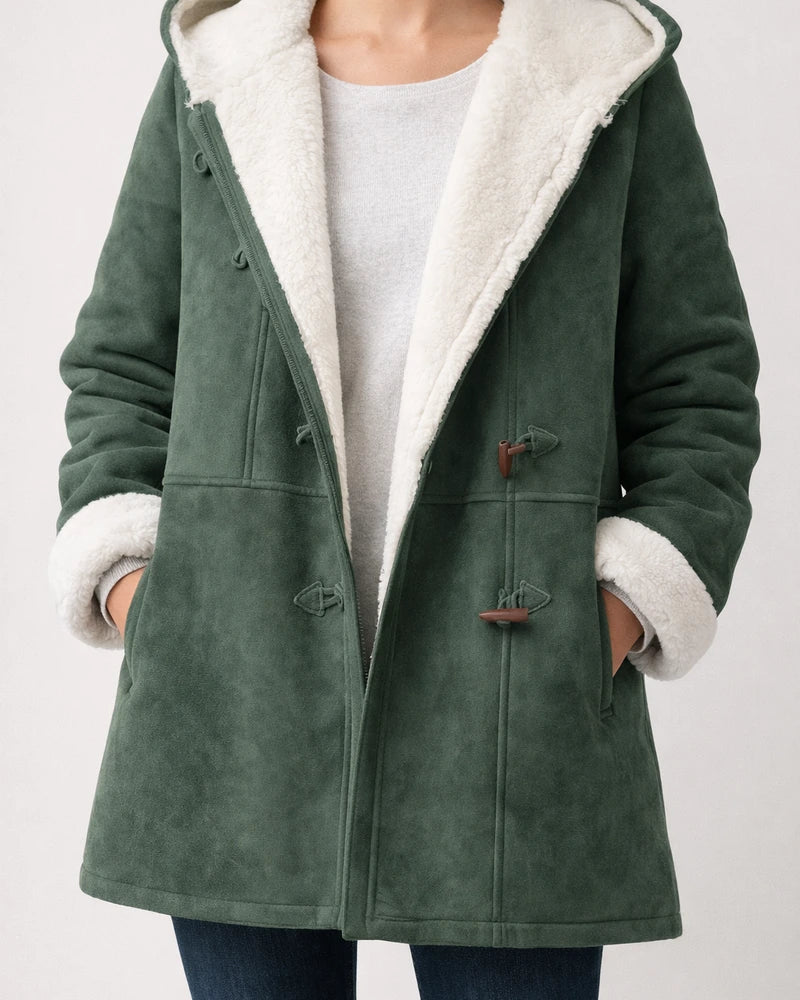 Women's Coat Hoodie Jacket School Office Work Winter Fall Regular Coat Regular Fit Warm Basic Casual Preppy Style Jacket Long Sleeve Solid Color Pure Color with Pockets Slim Fit Green Black Purple | JRSEE:48033b5e-c9a9-4daa-88b4-caa3f0c85bfc