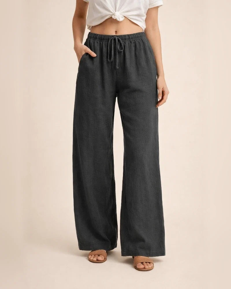 Women's Cotton and Linen Casual Loose Yoga Pants Straight Wide Leg Pants | JRSEE:a5bb26a0-6eb3-4bbf-8dbd-caa6e5805d55
