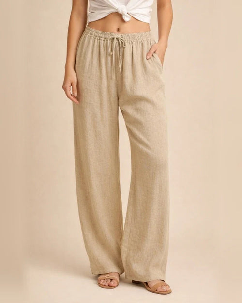 Women's Cotton and Linen Casual Loose Yoga Pants Straight Wide Leg Pants | JRSEE:1ff9cce0-54d5-45b0-936c-e17130704eb4