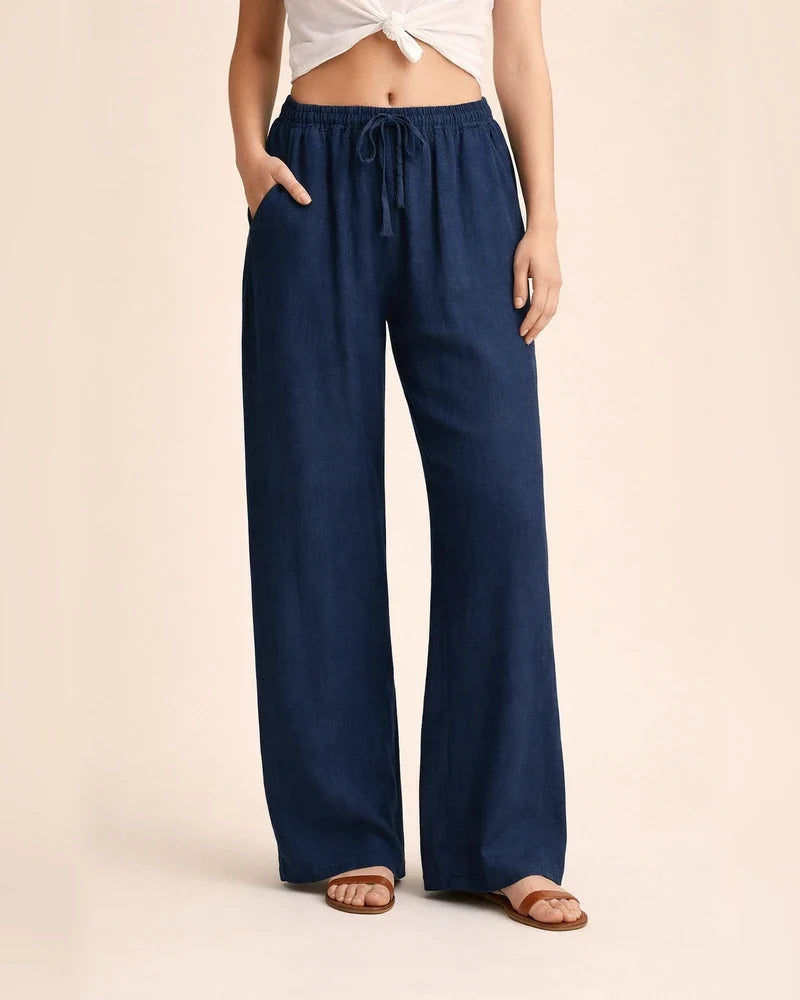 Women's Cotton and Linen Casual Loose Yoga Pants Straight Wide Leg Pants | JRSEE:2dd723ca-27bb-43eb-ba51-6ff820361f1d