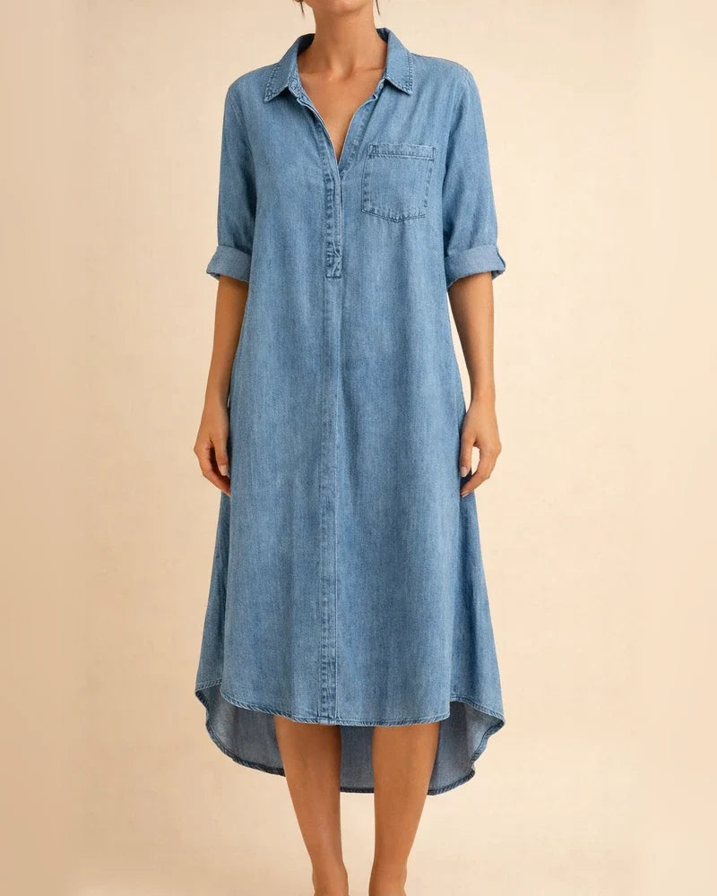 Women's Denim Dress Solid Color Large Casual Skirt Black Dresses | JRSEE:5f847ee5-08a4-4bdf-b238-51bd69091c06