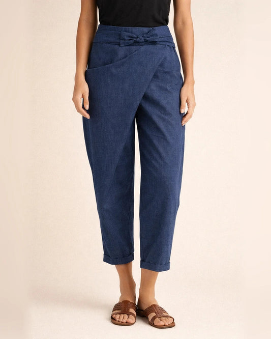 Women's Dress Pants Cotton Blend Navy Blue Gray Black Mid Waist Streetwear Casual Daily Work Ankle-Length Comfort Solid Colored S M L XL XXL / Slim | JRSEE:1da44f09-05f4-40a8-94d5-c3875d87c821
