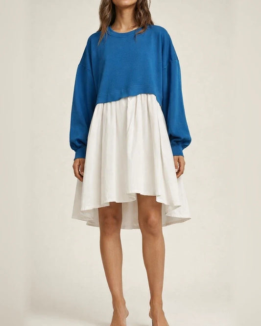 Women's Dresses Fall New Fashion Temperament Elegant Solid Color Loose Long-sleeved Mid-length Dresses | JRSEE:2974769f-f6f6-44ef-942d-e0b6479861fe