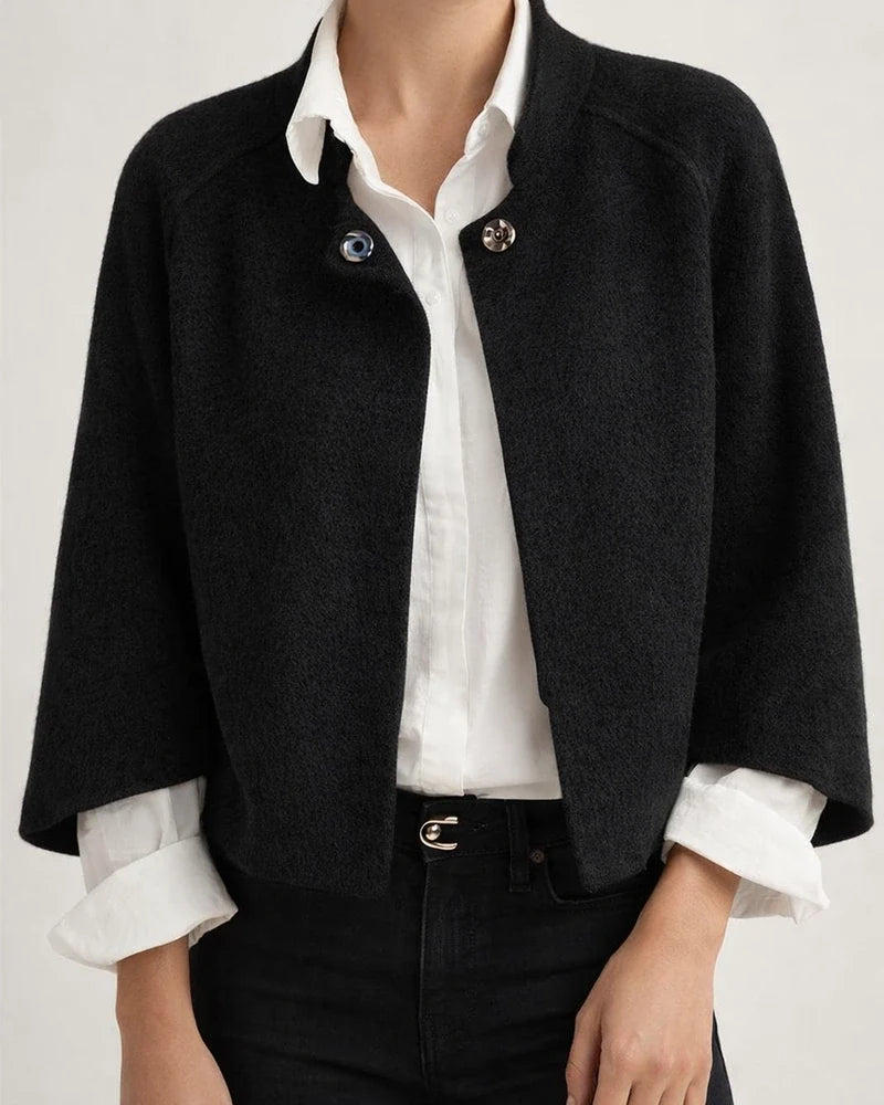 Women's Fall and Winter Loose Short Cashmere Long-sleeved Jacket | JRSEE:5bc5067d-b031-4bcc-b1c2-35bf67636481