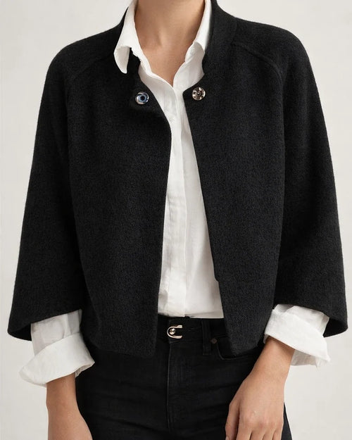 Women's Fall and Winter Loose Short Cashmere Long-sleeved Jacket | JRSEE:5bc5067d-b031-4bcc-b1c2-35bf67636481