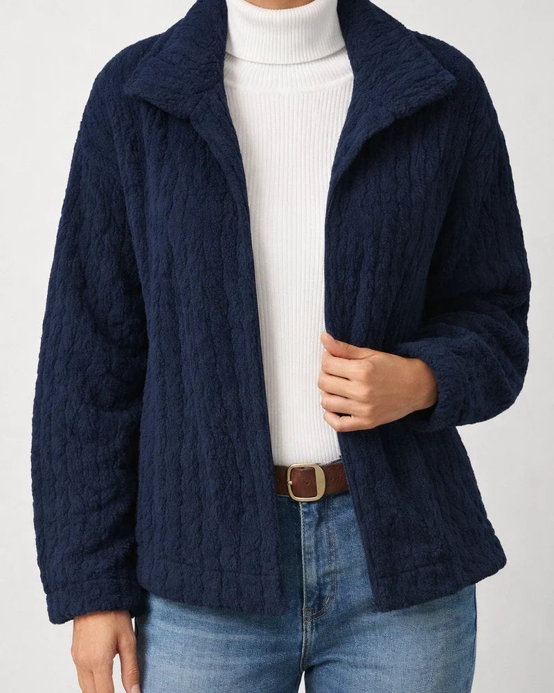 Women's Fall and Winter New Pitched Stripe Wool Sweater Cardigan Lapel Short Jacket | JRSEE:7f92d441-6bb2-4d3d-9603-9c4dc49f7381