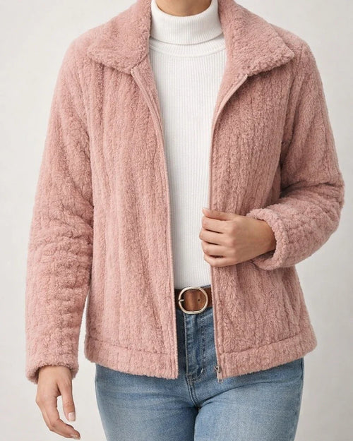 Women's Fall and Winter New Pitched Stripe Wool Sweater Cardigan Lapel Short Jacket | JRSEE:24fb8fd0-f539-48a7-b2c7-0c13c81c2106