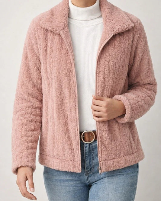 Women's Fall and Winter New Pitched Stripe Wool Sweater Cardigan Lapel Short Jacket | JRSEE:24fb8fd0-f539-48a7-b2c7-0c13c81c2106