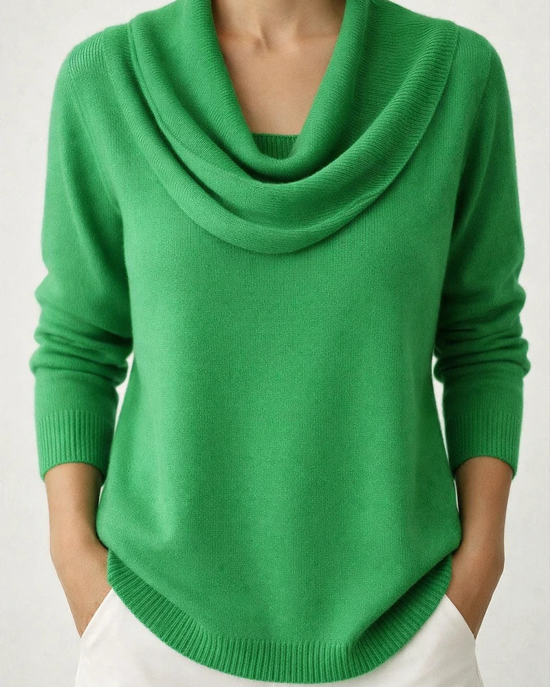 Women's Fall/Winter New Arrival Solid Color Long Sleeve Top Sweater Shiny Sweater | JRSEE:5e7a4fa3-d17f-4072-872a-7f109db82de8