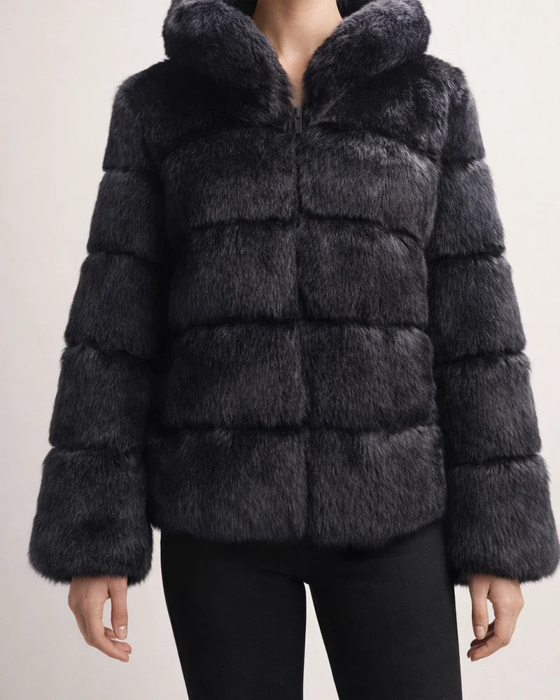 Women's Faux Fur Coat Regular Oversized Coat Sapphire Black Wine Dark Green khaki Party Party Fall Hoodie Regular Fit S M L XL XXL 3XL / Daily | JRSEE:d07bdc56-8035-4077-9f0b-0220d5ec6788