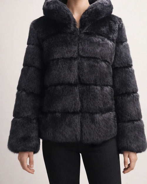Women's Faux Fur Coat Regular Oversized Coat Sapphire Black Wine Dark Green khaki Party Party Fall Hoodie Regular Fit S M L XL XXL 3XL / Daily | JRSEE:d07bdc56-8035-4077-9f0b-0220d5ec6788