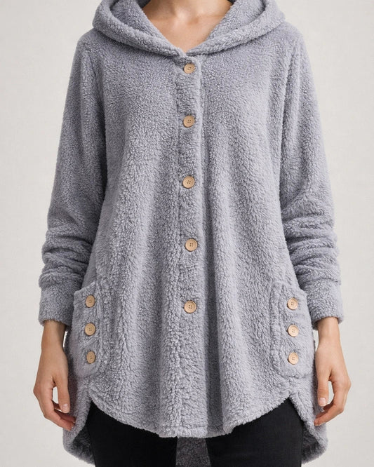Women's Fleece Jacket Pullover Sherpa Fleece Teddy Zip Up Front Pocket claret turmeric Black Solid Color Street Hoodie Long Sleeve Fleece S M L XL XXL 3XL | JRSEE:a1010d03-2443-4af2-a171-b88bdf8762aa