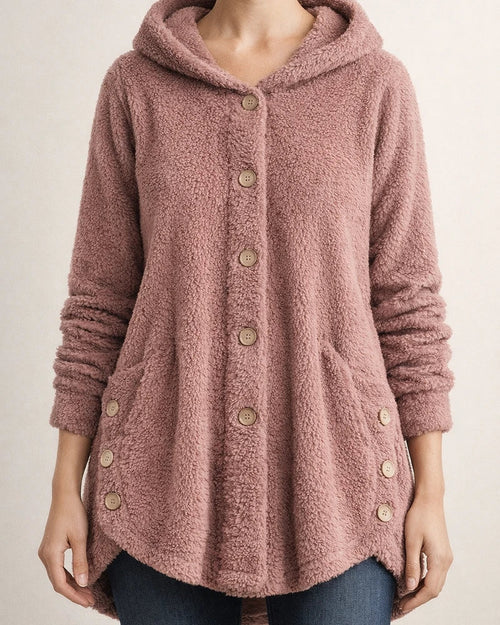 Women's Fleece Jacket Pullover Sherpa Fleece Teddy Zip Up Front Pocket claret turmeric Black Solid Color Street Hoodie Long Sleeve Fleece S M L XL XXL 3XL | JRSEE:30ac685e-2d61-4f72-a393-c320d45eda28
