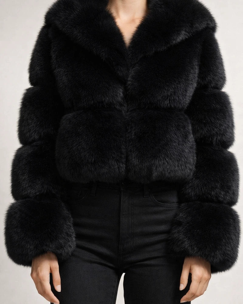 Women's Fur Coat Faux Fur Coat Hoodie Jacket Wedding Daily Outdoor clothing Fall Winter Short Coat Slim Casual Faux Leather Jacket Long Sleeve Solid Color Fur Light Pink Sapphire Navy | JRSEE:3689caf9-a440-4284-a6cf-fdfe9297fd6f