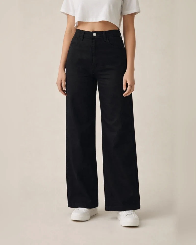 Women's High-Waisted Plus-Size Straight-Leg Relaxed-Fit Jeans | JRSEE:84ec3e98-b763-473e-aefc-43b199b0e29d