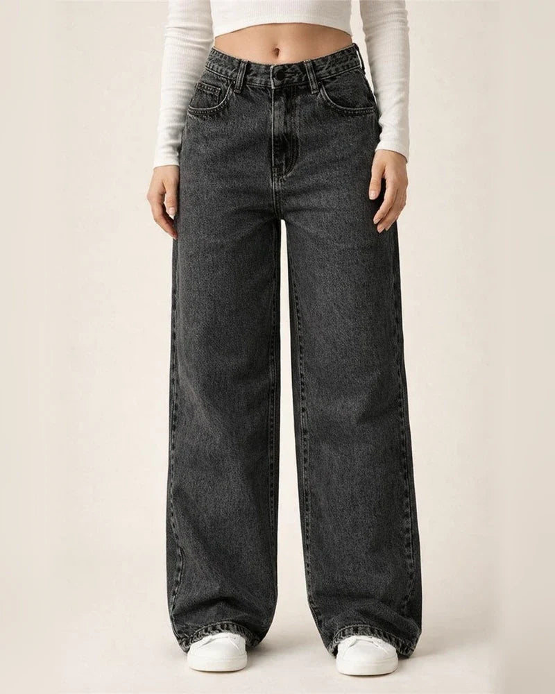 Women's High-Waisted Plus-Size Straight-Leg Relaxed-Fit Jeans | JRSEE:6fc5b2f2-53f6-414b-b359-c786a1369a89