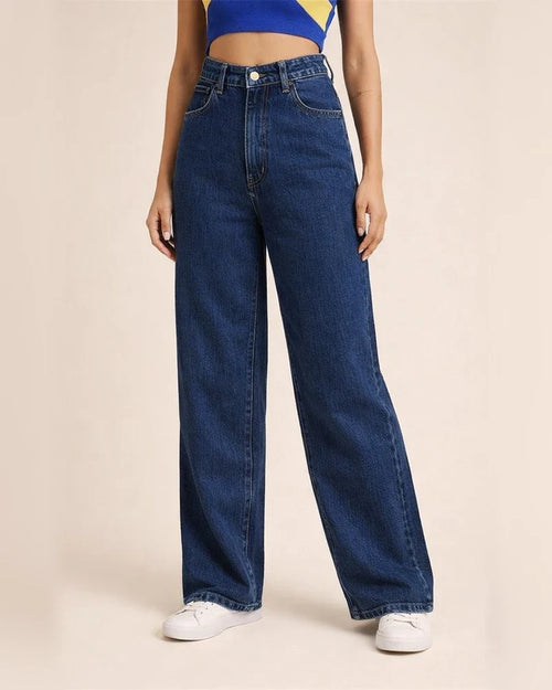 Women's High-Waisted Plus-Size Straight-Leg Relaxed-Fit Jeans | JRSEE:f41d8e0c-49d0-4301-b984-29b1ac4780bd