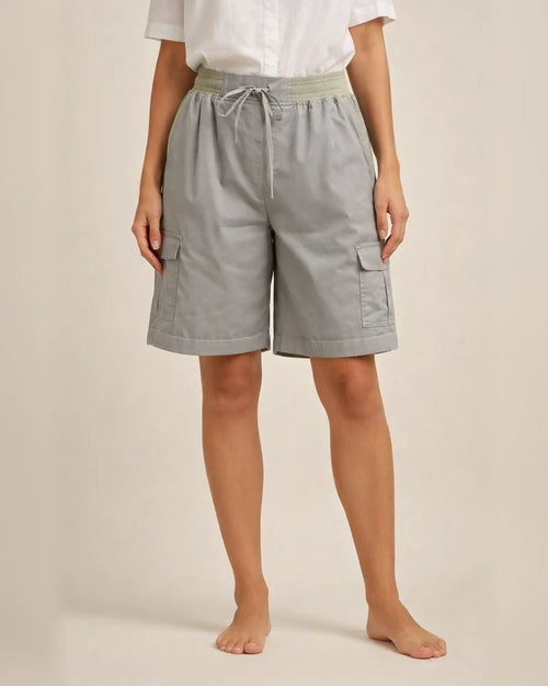Women's High-waisted Work Pants Casual Pants Cotton Shorts Thin Section A Word Shorts | JRSEE:7e423b97-f10e-4b56-9518-bce9139bf73f