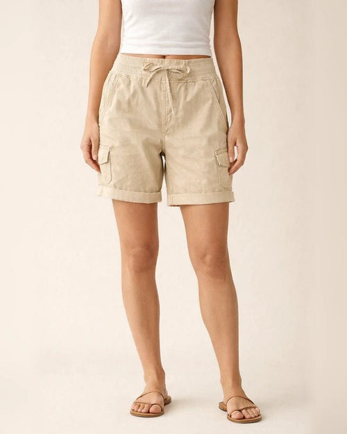 Women's High-waisted Work Pants Casual Pants Cotton Shorts Thin Section A Word Shorts | JRSEE:2be6e11a-bf89-44e5-a587-176d4a6772c0