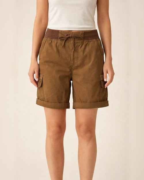 Women's High-waisted Work Pants Casual Pants Cotton Shorts Thin Section A Word Shorts | JRSEE:397d1368-acd1-4e7c-96df-eccb364ffe3b