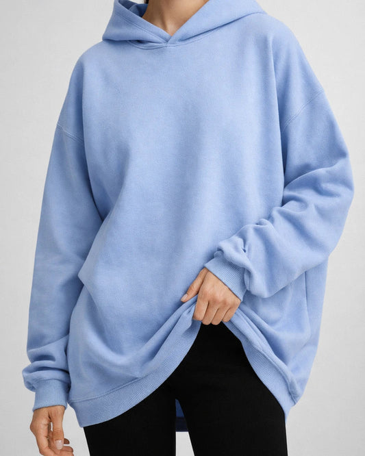 Women's Hooded Pullover Oversized Loose Casual Padded Solid Color Long-sleeved Loose Sweater | JRSEE:6e767673-1fe5-4729-b766-3bf64a35b4da
