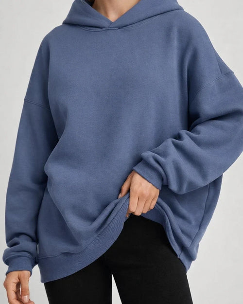 Women's Hooded Pullover Oversized Loose Casual Padded Solid Color Long-sleeved Loose Sweater | JRSEE:4375800c-c6f5-4012-a692-5630d37663ca