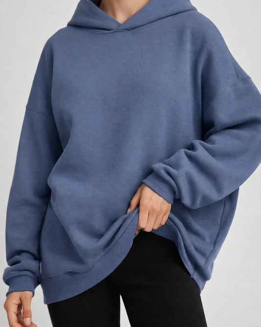 Women's Hooded Pullover Oversized Loose Casual Padded Solid Color Long-sleeved Loose Sweater | JRSEE:4375800c-c6f5-4012-a692-5630d37663ca