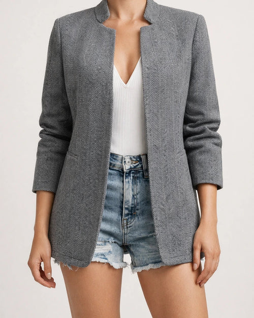 Women's Jacket Slim Jacquard Splicing Temperament Commuting Thickened Tweed Jacket | JRSEE:d41e3b6d-8209-45f2-b5fd-6c3f3257bca2