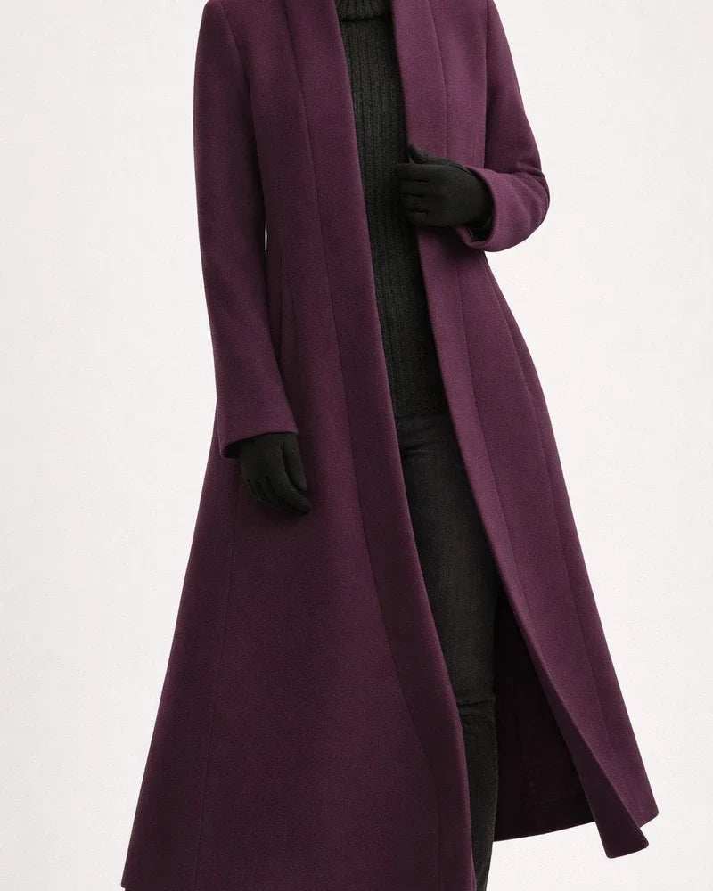 Women's Long Coat Oversized Jacket Casual Woolen Trench Coat | JRSEE:47ab1188-e98d-4808-b7da-6e214c15c6b8