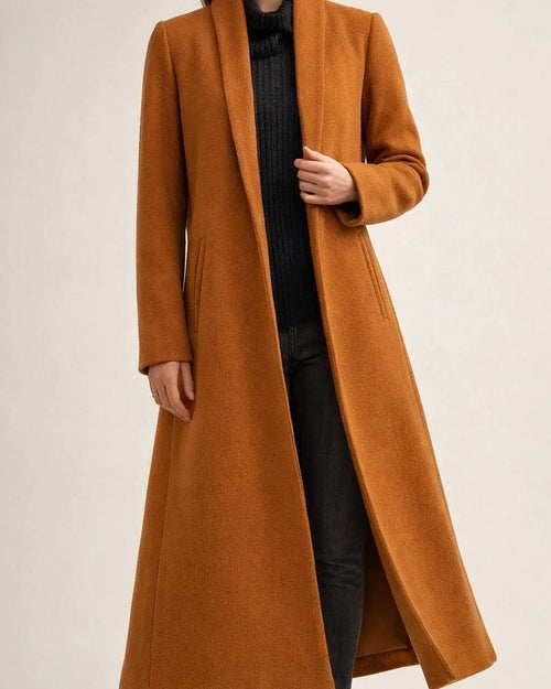 Women's Long Coat Oversized Jacket Casual Woolen Trench Coat | JRSEE:695b4b83-bb44-4b23-8a29-e28be696f743