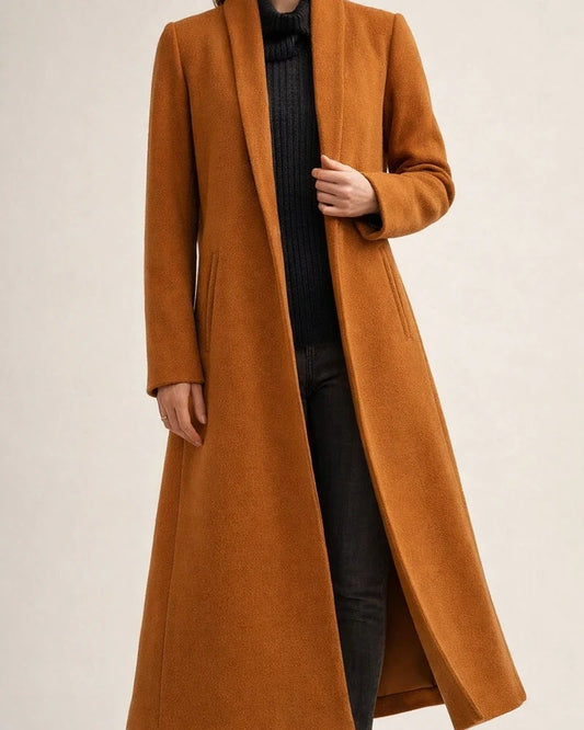 Women's Long Coat Oversized Jacket Casual Woolen Trench Coat | JRSEE:695b4b83-bb44-4b23-8a29-e28be696f743
