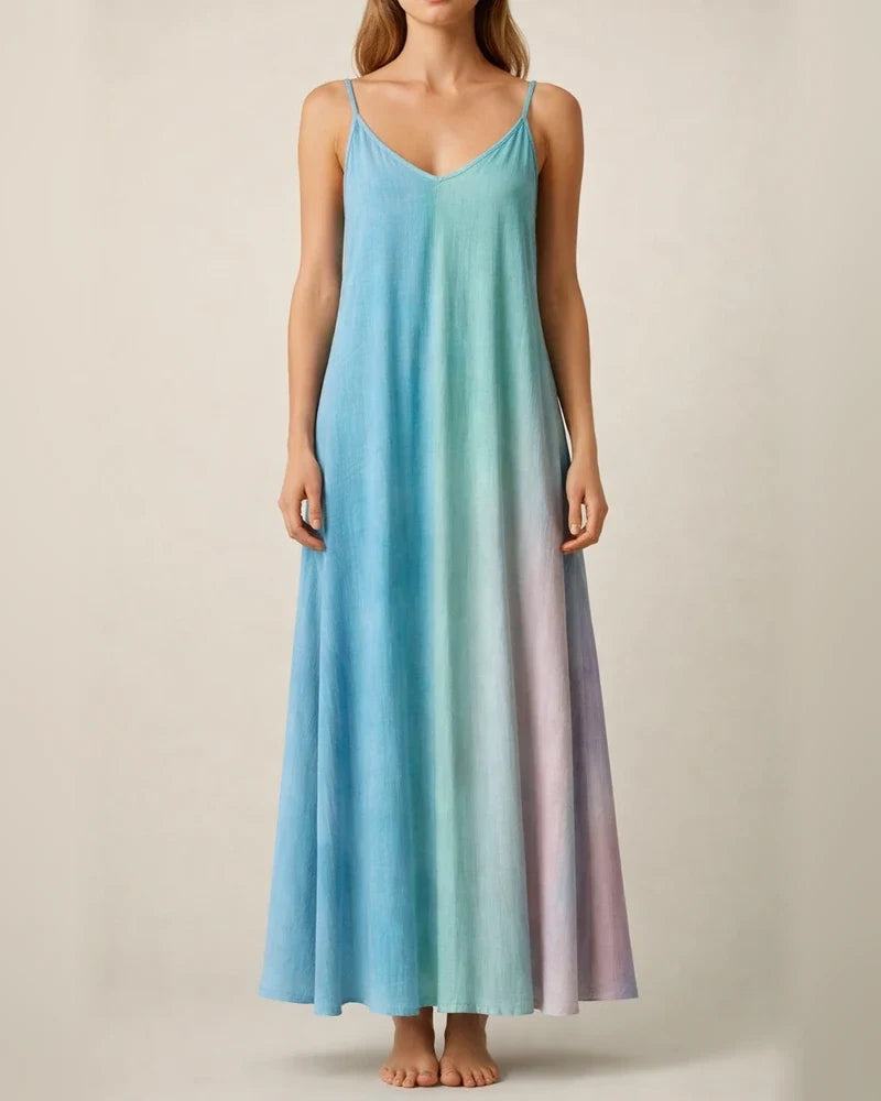 Women's Long Dress Maxi Dress Casual Dress Swing Dress Slip Dress Color Block Striped Casual Outdoor Daily Vacation Backless Patchwork Sleeveless Strap Dress Regular Fit Orange Spring Summer S M L XL | JRSEE:e71dc48d-e9d0-470d-a3ab-e44b11c3a0ce
