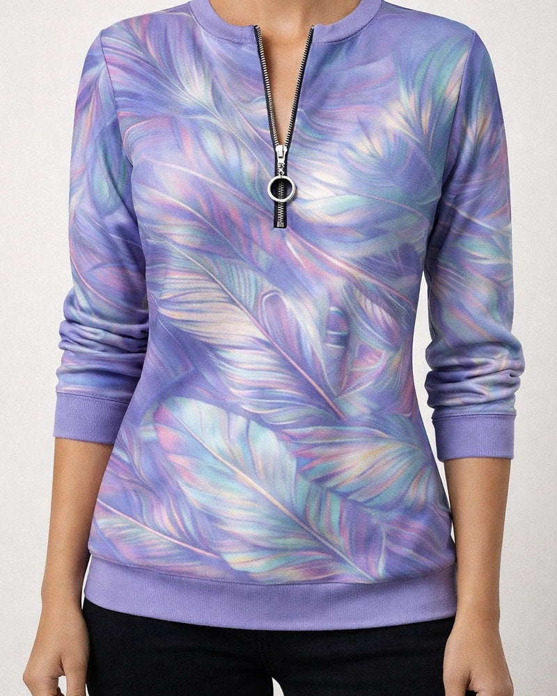 Women’s Long-Sleeve Casual Hoodie with Bohemian Print | JRSEE:93992924-f480-4f7a-9228-a544db567ec4