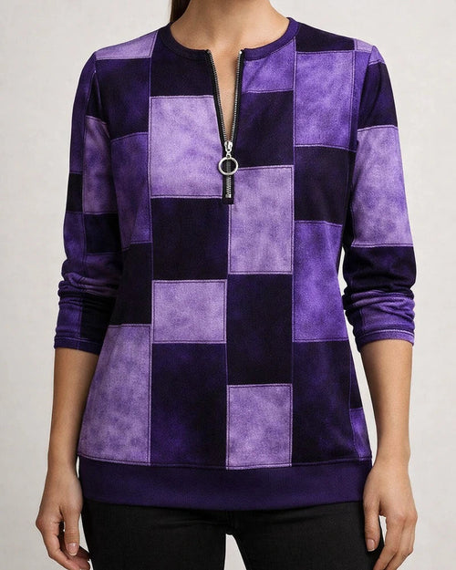 Women’s Long-Sleeve Casual Hoodie with Bohemian Print | JRSEE:ac84878a-7788-477e-bba3-d4009a25efdd