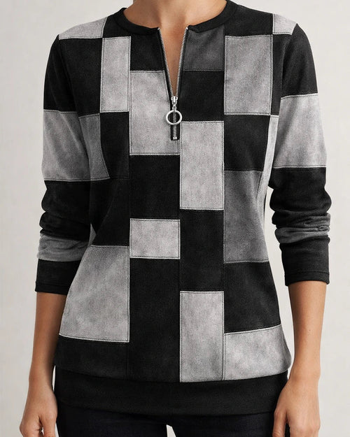 Women’s Long-Sleeve Casual Hoodie with Bohemian Print | JRSEE:ef46ad4d-6fed-4eb5-816f-36c6723aa1c4