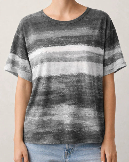 Women's New Arrival Summer Rainbow Gradient Short Sleeve T-Shirt | JRSEE:82ae6609-b2a6-4182-a8e7-e39f39439ba6