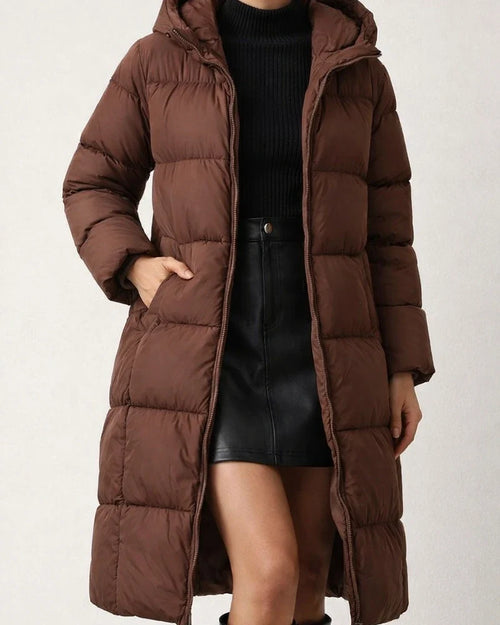 Women's New Autumn/Winter Mid-Length Thickened Fashion Casual Solid Color Cotton Jacket | JRSEE:1c572f84-9bae-4c14-b714-af01910efa83
