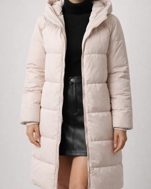 Women's New Autumn/Winter Mid-Length Thickened Fashion Casual Solid Color Cotton Jacket | JRSEE:6d8d92cc-32b3-43c2-b249-0ca1b4153664