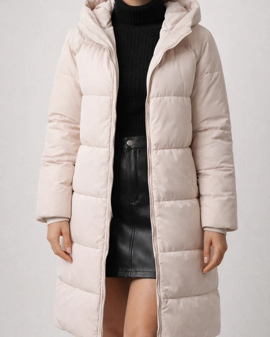 Women's New Autumn/Winter Mid-Length Thickened Fashion Casual Solid Color Cotton Jacket | JRSEE:6d8d92cc-32b3-43c2-b249-0ca1b4153664